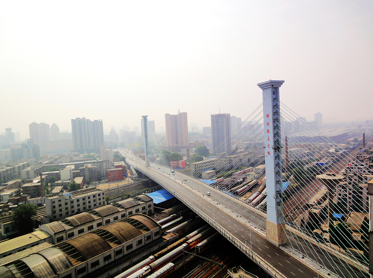 郑州市中心区铁路跨线桥工程.JPG